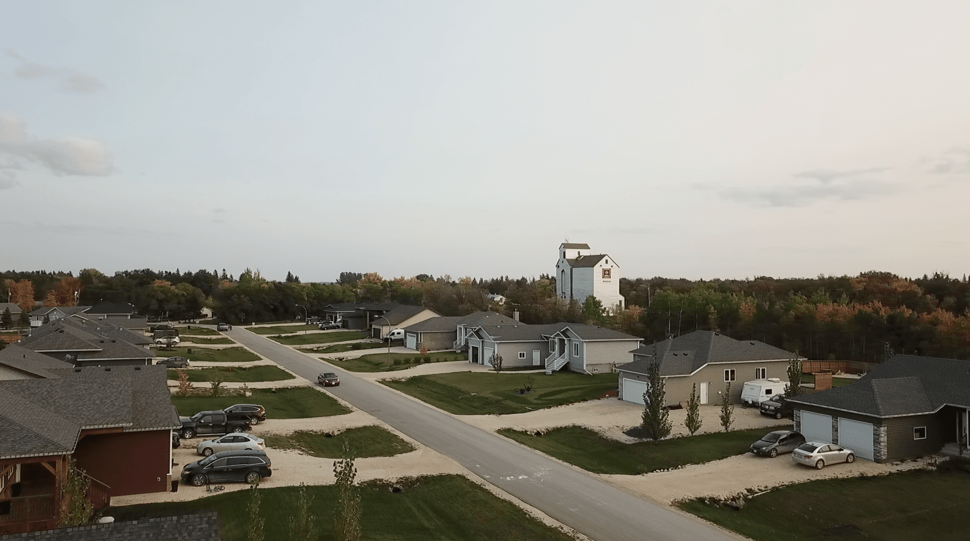 A subdivision in Warren, Manitoba.